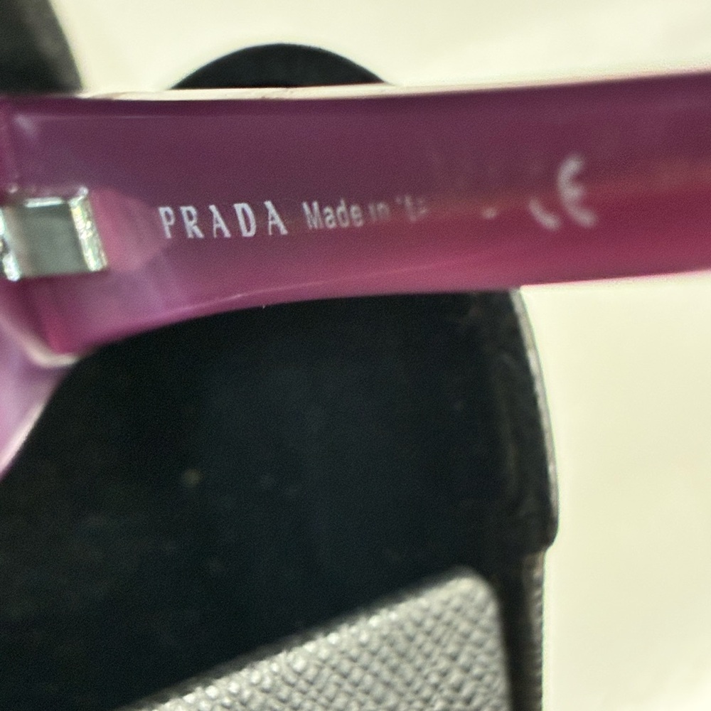 Prada VPR 07L eye frame eyeglasses Bayonetta style eyewear - Picture 7 of 9